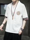 Hanfu Embroidered Loose New Design Men's Shirts