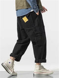 Japanese Style Oversized Cargo Pants for Men