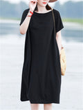 Simple Elegant Solid Color Long Dresses For Women