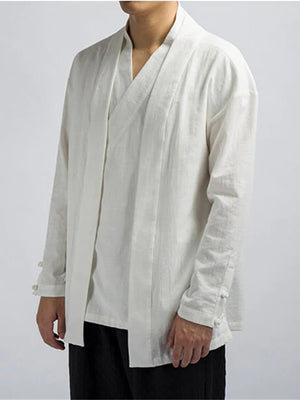 Men's Comfort Linen Zen Kimono Jackets