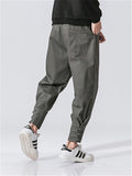 Casual Straight Leg Japanese Streetwear Pants