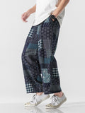 Retro Drawstring Cotton Linen Pants