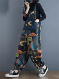 High Waist Autumn Overall Wide Leg Women's Jumpsuits