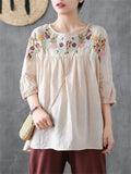 Women's Vintage Embroidered Shirts